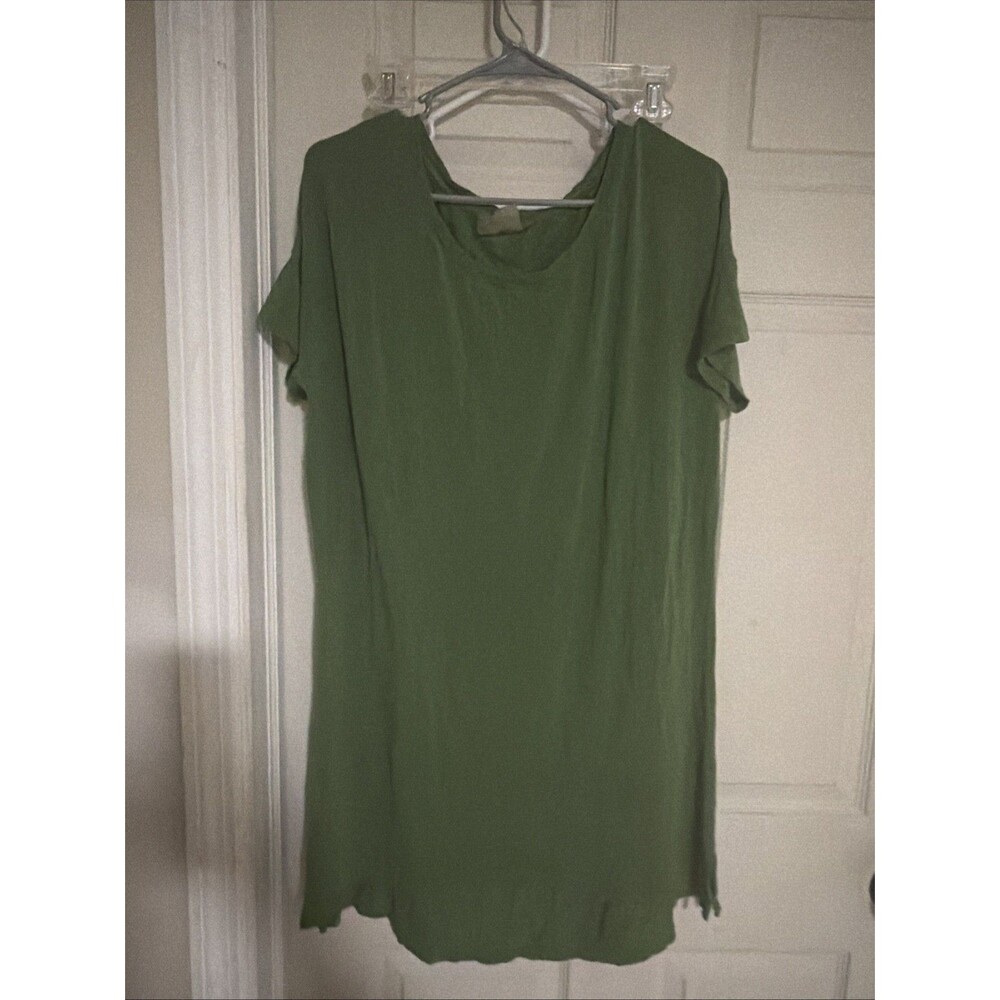 Recliner XS DreamTech Night Tee SHIRT Dress 2 Pack White Cloud And Green
